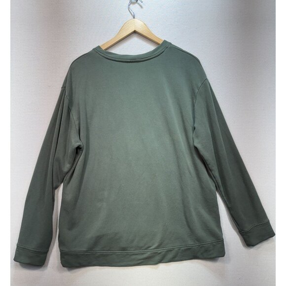 Orvis Mens Long Sleeve Pullover Sweatshirt Size L Sage Green Classic Activewear - Picture 8 of 10